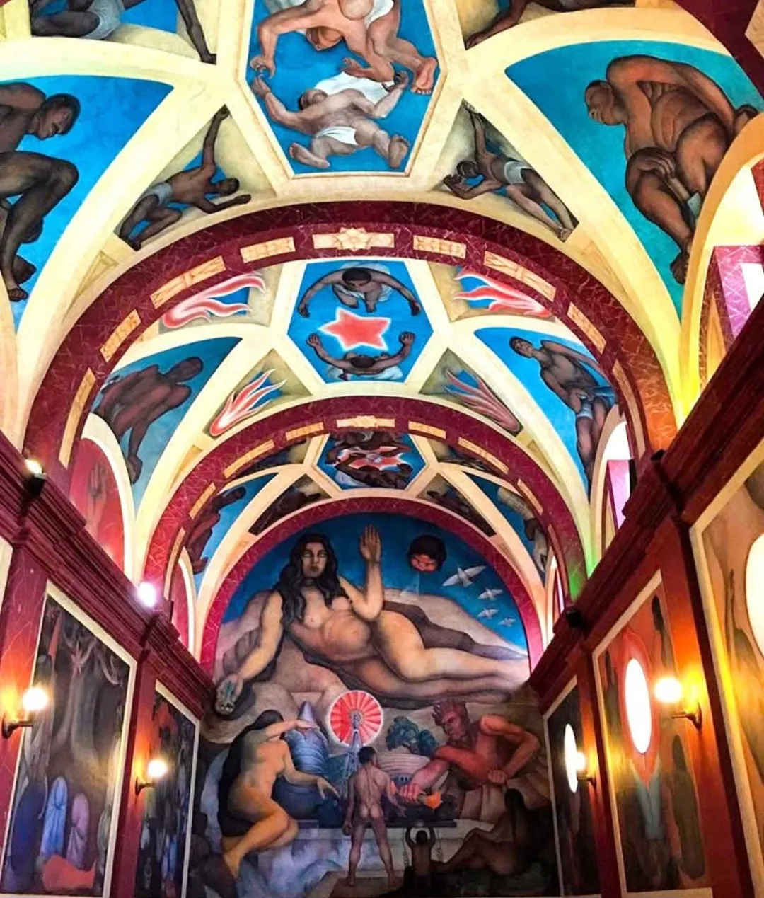 MURALES DE DIEGO RIVERA EN TEXCOCO